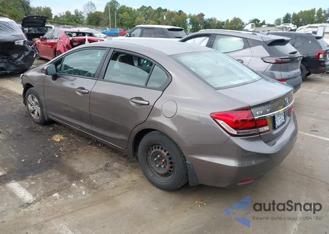 2014 Honda Civic Lx из США, поврежденный, VIN 2HGFB2F51EH515628